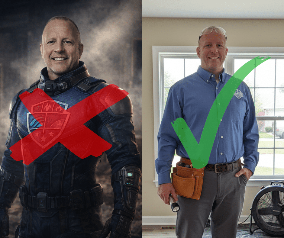 Super Hero vs. Mild Mannered No and Yes