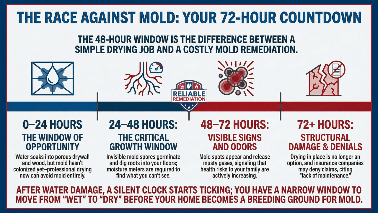 Race Against Mold After Water Damage